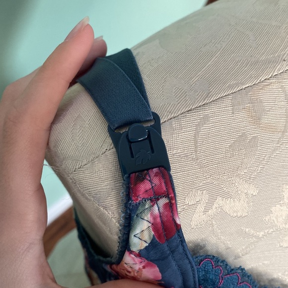 Royce Florence Teal Nursing Bra - Picture 5 of 10